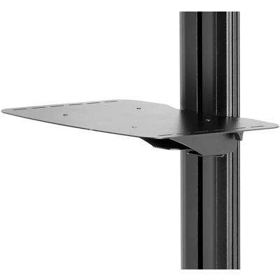 Étagère en métal noir Peerless Acc-Ms - Accessoire pour chariot multimédia Étagère en métal noir Peerless Acc-Ms - Accessoire pour chariot multimédia