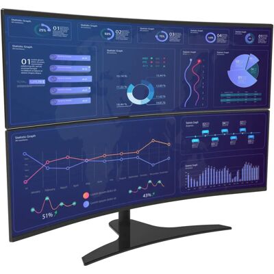Peerless LCT650SD Monitorhalterung - 124,5 cm (49") Tisch Schwarz Peerless LCT650SD Monitorhalterung - 124,5 cm (49") Tisch Schwarz