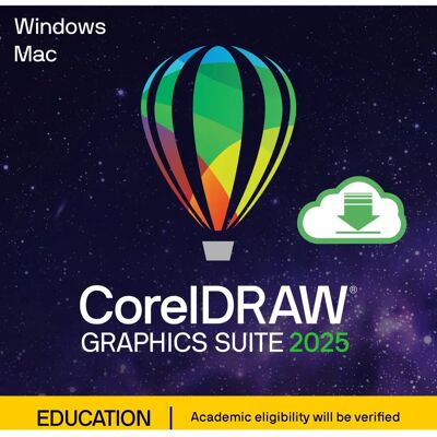 Corel CorelDRAW GS 2025 Educación - Software de gráficos Corel CorelDRAW GS 2025 Educación - Software de gráficos