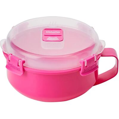 Sistema Microwave Breakfast Bowl Round Microwave Container with Lid 850 ml BPA-Free Sistema Microwave Breakfast Bowl Round Microwave Container with Lid 850 ml BPA-Free
