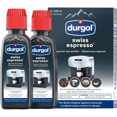 Durgol DU409 Decalcifier - Espresso Machine Anticalcare 2 x125ml Durgol DU409 Decalcifier - Espresso Machine Anticalcare 2 x125ml