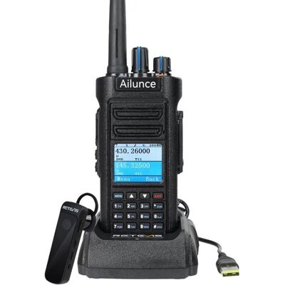 Radio DMR Ailunce HD2 Retevis GPS Étanche - Talkie-Walkie - Publicité Radio DMR Ailunce HD2 Retevis GPS Étanche - Talkie-Walkie - Publicité