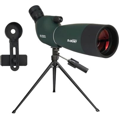 Télescope Svbony SV28PLUS 25-75x70mm pour observation d'oiseaux et tir à l'arc - Publicité Télescope Svbony SV28PLUS 25-75x70mm pour observation d'oiseaux et tir à l'arc - Publicité