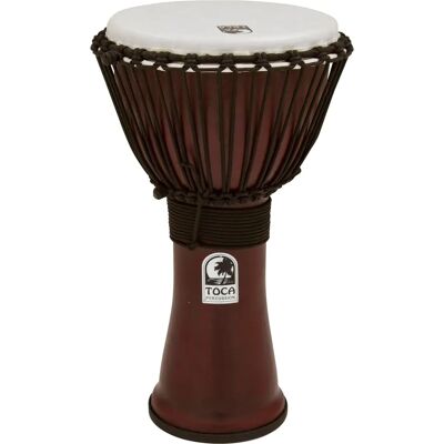 Toca Rouge Foncé Djembé - Léger, Durable, 10" - Publicité Toca Rouge Foncé Djembé - Léger, Durable, 10" - Publicité