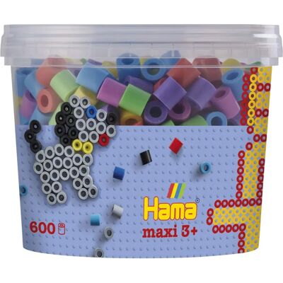 Hama 8571 Hantverkspärlor - Maxi pastellmix Hama 8571 Hantverkspärlor - Maxi pastellmix