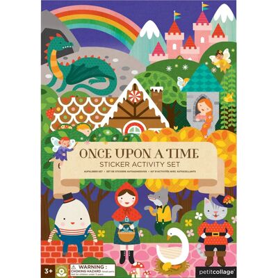 Petit Collage Once Upon A Time Sticker Set - Fairy Tale Fun Petit Collage Once Upon A Time Sticker Set - Fairy Tale Fun