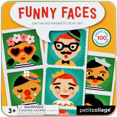 Petit Collage Funny Faces On the Go Magnetic Play Set - Magnetic Play Set Petit Collage Funny Faces On the Go Magnetic Play Set - Magnetic Play Set