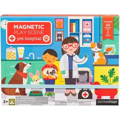 Petit Collage Magnetische Spielszenen – Tierklinik - Spielset Petit Collage Magnetische Spielszenen – Tierklinik - Spielset