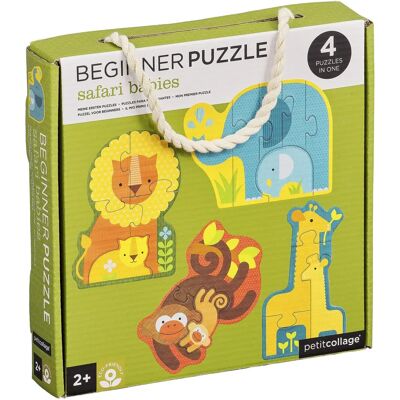 Petit Collage Modell Safari Babies - Puzzle Petit Collage Modell Safari Babies - Puzzle