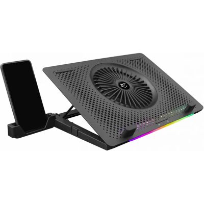 Podkładka chłodząca do laptopa White Shark Ice Master - 15,6" - RGB Podświetlenie Podkładka chłodząca do laptopa White Shark Ice Master - 15,6" - RGB Podświetlenie