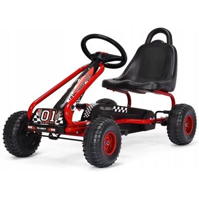 Costway Gokart - Verstelbaar Zitje & Handrem - 3-6J - Loopauto Costway Gokart - Verstelbaar Zitje & Handrem - 3-6J - Loopauto