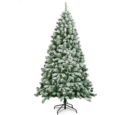 Árbol de Navidad Cubierto de Nieve 180cm - Elegante y Realista Árbol de Navidad Cubierto de Nieve 180cm - Elegante y Realista