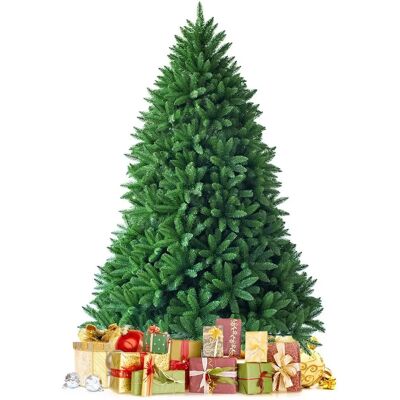 Costway Sapin de Noël 150 cm avec Support en Métal Vert - Publicité Costway Sapin de Noël 150 cm avec Support en Métal Vert - Publicité
