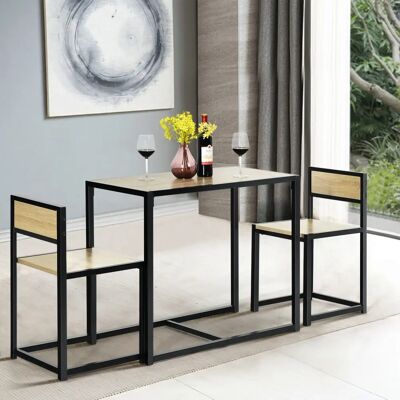 Costway 3-teiliges Esszimmer-Set - Rustik Stil Costway 3-teiliges Esszimmer-Set - Rustik Stil