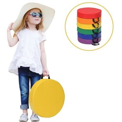 Costway Coussin pour Chaise Enfant - 6 Multicolores φ38 x 8CM - Publicité Costway Coussin pour Chaise Enfant - 6 Multicolores φ38 x 8CM - Publicité