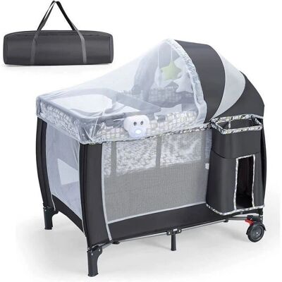 GOPLUS - Lit pliable pour bébé - Table à langer - Publicité GOPLUS - Lit pliable pour bébé - Table à langer - Publicité