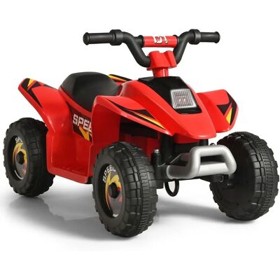 Costway - 6V Mini Quad - Rojo - Quad Costway - 6V Mini Quad - Rojo - Quad