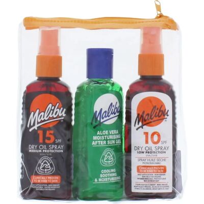 Malibu Sun Travel Essentials SPF 10 15 Aloe Vera Gel - Sunscreen Malibu Sun Travel Essentials SPF 10 15 Aloe Vera Gel - Sunscreen
