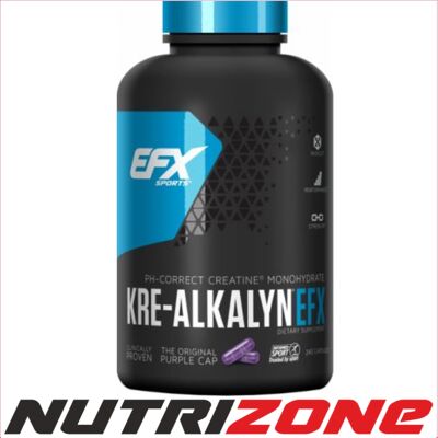 EFX Sports Kre-Alkalyn EFX 1500 mg 240 capsules - Creatine Supplement EFX Sports Kre-Alkalyn EFX 1500 mg 240 capsules - Creatine Supplement