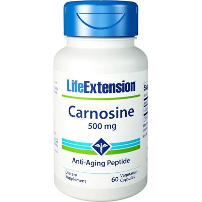Life Extension Carnosine - 500mg - Wegetariańskie Kapsułki - Suplement Life Extension Carnosine - 500mg - Wegetariańskie Kapsułki - Suplement