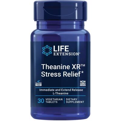 Life Extension Theanine XR Stress Relief - 30 Tabletten Life Extension Theanine XR Stress Relief - 30 Tabletten