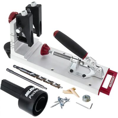 Milescraft PocketJig400 - Profesjonalny zestaw szablonów do wiercenia Milescraft PocketJig400 - Profesjonalny zestaw szablonów do wiercenia