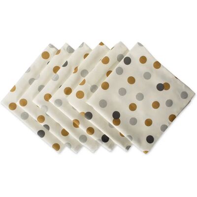 DII Katoenen feesttafelkleed - 132x132cm voor 4 personen DII Katoenen feesttafelkleed - 132x132cm voor 4 personen