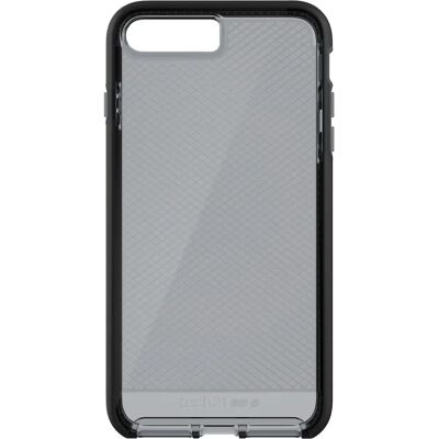Coque de protection contre les chocs Tech21 pour iPhone 7 Plus 8 Plus - Noir, Fumé - Publicité Coque de protection contre les chocs Tech21 pour iPhone 7 Plus 8 Plus - Noir, Fumé - Publicité