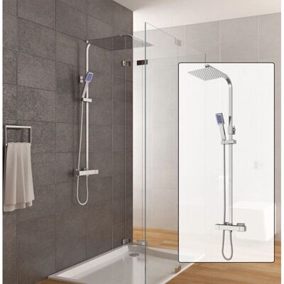 Senderpick - Set 30 cm - Cuadrado 300x300 - Barra 820-1220 mm - Sistema de ducha Senderpick - Set 30 cm - Cuadrado 300x300 - Barra 820-1220 mm - Sistema de ducha