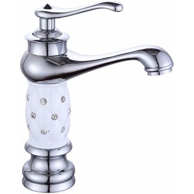 Senderpick - Brass Ceramic Single-Hole - White - Faucet Senderpick - Brass Ceramic Single-Hole - White - Faucet