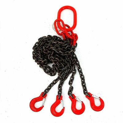 SENDERPICK - 4x5T 1.5m Fork-Hook - 8mm - Industriekette SENDERPICK - 4x5T 1.5m Fork-Hook - 8mm - Industriekette