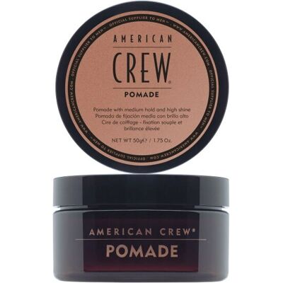 American Crew Pomada - Fixação Média Brilho Alto - 50g Creme para Cabelos American Crew Pomada - Fixação Média Brilho Alto - 50g Creme para Cabelos