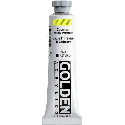 Golden Series 7 Cadmium Primrose Acrylic Paints - Heavy Body, 60ml Golden Series 7 Cadmium Primrose Acrylic Paints - Heavy Body, 60ml