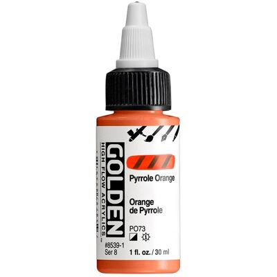 Golden High Flow Acrylics - Orange de pyrrole - Acrylic Paint Golden High Flow Acrylics - Orange de pyrrole - Acrylic Paint
