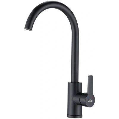 AURALUM Aularum Grifo de Cocina Negro - Alta, 360° Giratorio, Acero inoxidable AURALUM Aularum Grifo de Cocina Negro - Alta, 360° Giratorio, Acero inoxidable