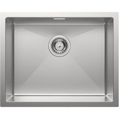 AURALUM Fregadero de Cocina 55x44cm - Un Seno, Acero Inoxidable, Sobresale AURALUM Fregadero de Cocina 55x44cm - Un Seno, Acero Inoxidable, Sobresale