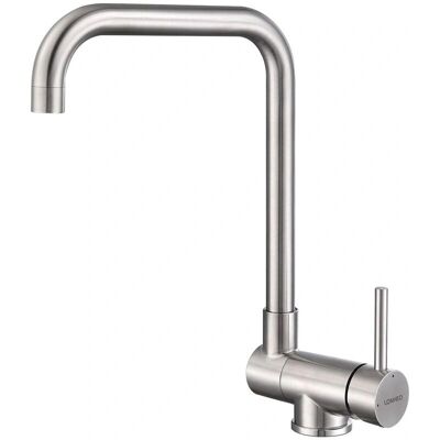 Lonheo - Grifo de Cocina Plegable 90+Giratorio 360, Mezclador de Cocina en Acero Inoxidable Lonheo - Grifo de Cocina Plegable 90+Giratorio 360, Mezclador de Cocina en Acero Inoxidable