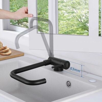 LONHEO Rubinetto da Cucina Pieghevole 180° Acciaio Inox LONHEO Rubinetto da Cucina Pieghevole 180° Acciaio Inox