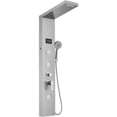 AURALUM Pannello doccia LED 5 funzioni - Sistema in Acciaio Inox AURALUM Pannello doccia LED 5 funzioni - Sistema in Acciaio Inox