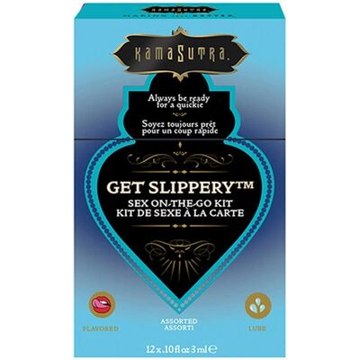 Lubricante Slippery 3 ml de Kama Sutra - Basado en agua Lubricante Slippery 3 ml de Kama Sutra - Basado en agua