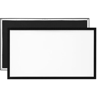 Écran de Projecteur Fixe en Aluminium Vevor 110 Pouces - Cinéma Maison & Extérieur - Publicité Écran de Projecteur Fixe en Aluminium Vevor 110 Pouces - Cinéma Maison & Extérieur - Publicité