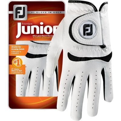 Gant de golf junior FootJoy Pearl/Black LH M - Gant de golf - Publicité Gant de golf junior FootJoy Pearl/Black LH M - Gant de golf - Publicité