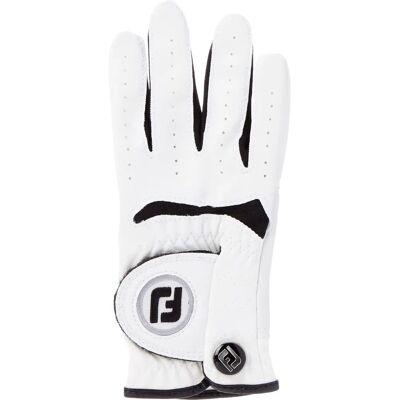 Gant de golf junior FootJoy, Pearl/Noir, main droite - Gant de golf - Publicité Gant de golf junior FootJoy, Pearl/Noir, main droite - Gant de golf - Publicité