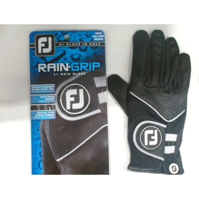FootJoy RainGrip Herren Golfhandschuh - Black - Golf Gloves FootJoy RainGrip Herren Golfhandschuh - Black - Golf Gloves