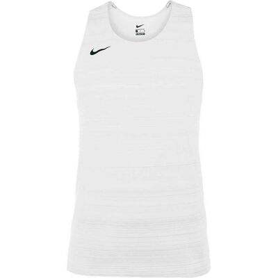 Camiseta de tirantes Nike para correr - Blanco - Absorbe sudor, ajuste estándar Camiseta de tirantes Nike para correr - Blanco - Absorbe sudor, ajuste estándar