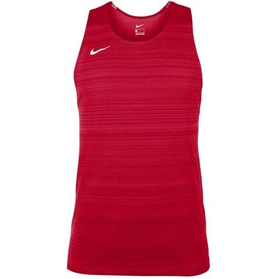 Nike Red Model NT0300-657 Tank Top - Running Nike Red Model NT0300-657 Tank Top - Running