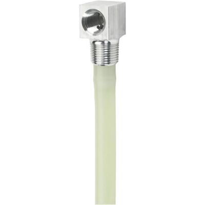 Tanque de Combustible Moeller - 24 pulgadas de altura, 1/4 NPT, Beige y Plateado Tanque de Combustible Moeller - 24 pulgadas de altura, 1/4 NPT, Beige y Plateado