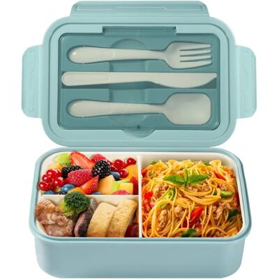 Diboniur Lunchbox 1061A - Mahlzeitenbox mit 3 Fächern Diboniur Lunchbox 1061A - Mahlzeitenbox mit 3 Fächern