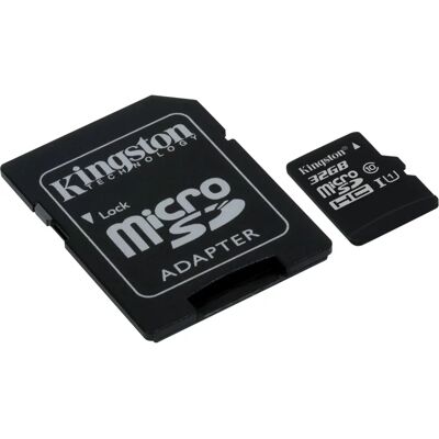 Carte microSDHC Kingston 32GB - Carte mémoire - Publicité Carte microSDHC Kingston 32GB - Carte mémoire - Publicité