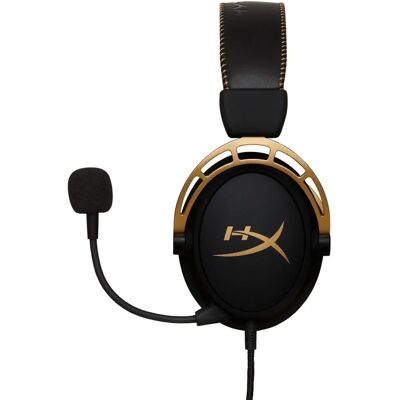 Casque de jeu HyperX Cloud Alpha Gold - Filaire - Noir - Publicité Casque de jeu HyperX Cloud Alpha Gold - Filaire - Noir - Publicité